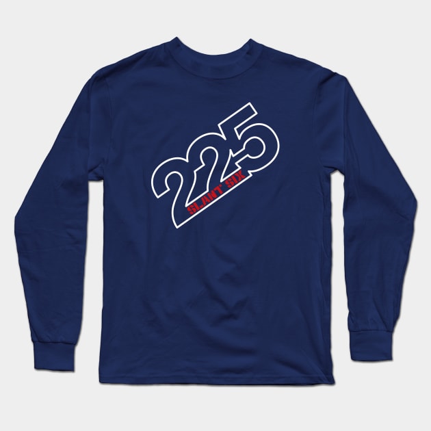 225 Slant 6 - Wedge (Reverse) Long Sleeve T-Shirt by jepegdesign